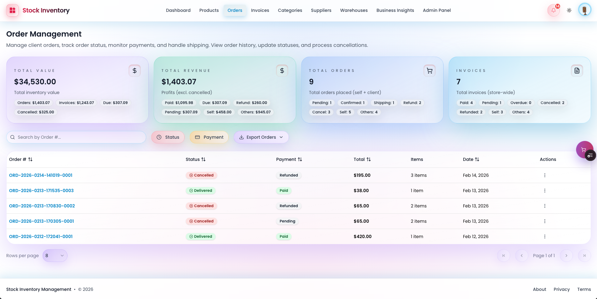 全栈仓库库存管理系统(Next.js+MongoDB源码) 截图 3